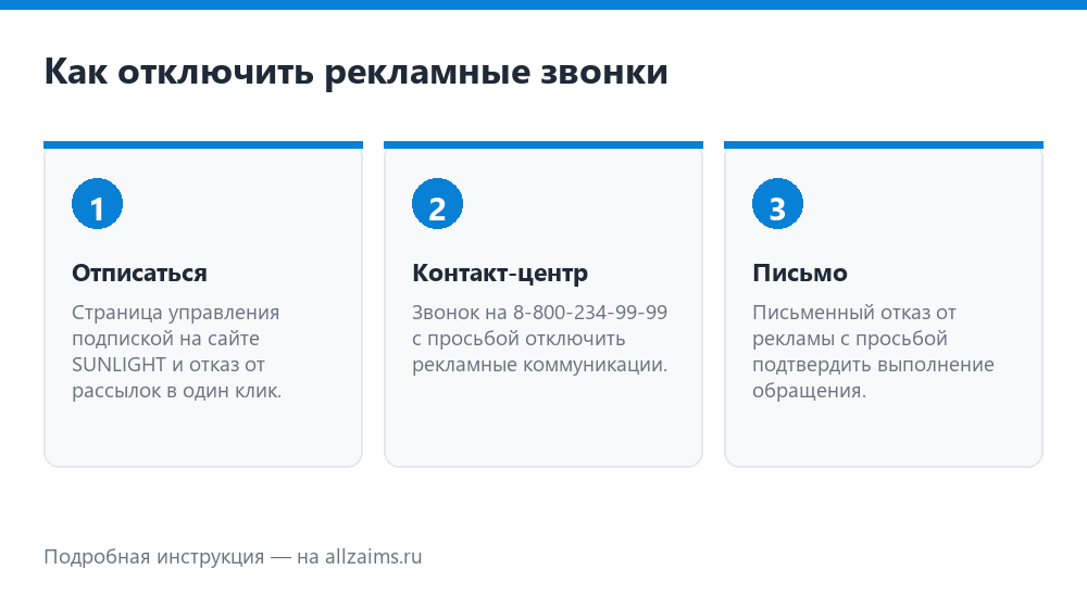 Как проверить звонок и отписаться